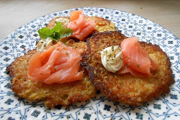 Potato Pancakes with Salmon