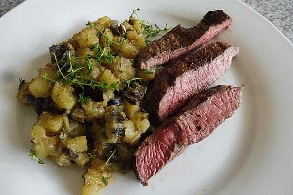 Potato Ragout with Olives, Capers and Thyme