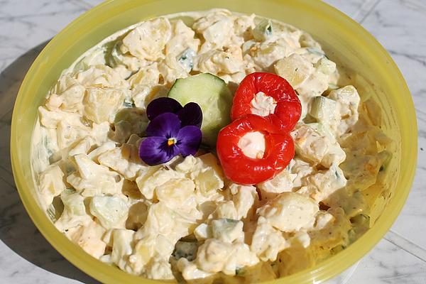 Potato Salad with Herb Tartar Sauce, Yogurt and Cucumber