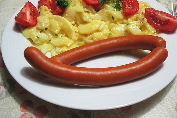 Potato Salad with Wiener Sausages À La Gabi