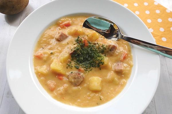 Potato Soup with Sausages
