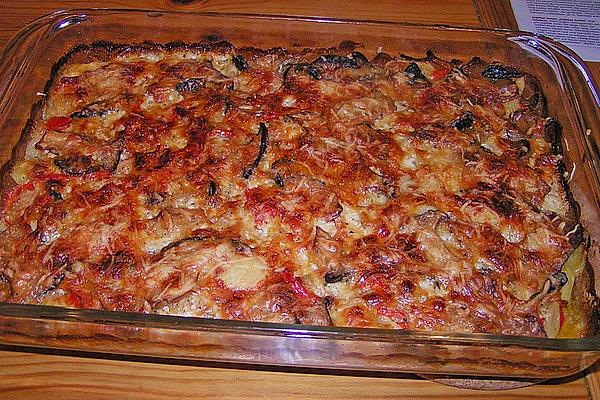Potatoes – King Oyster Mushrooms – Paprika – Gratin