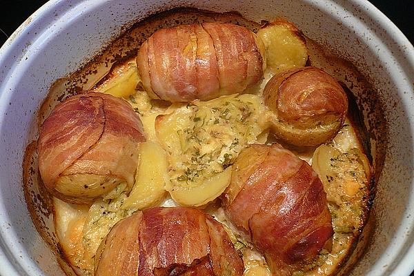 Potatoes with Zucchini and Goat Cheese Filling