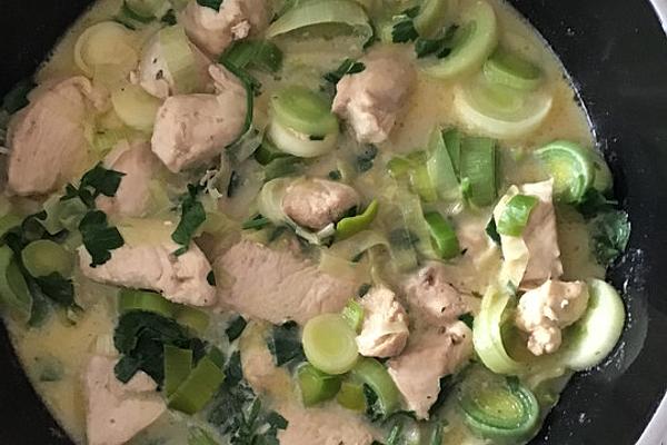 Poultry Ragout with Leek