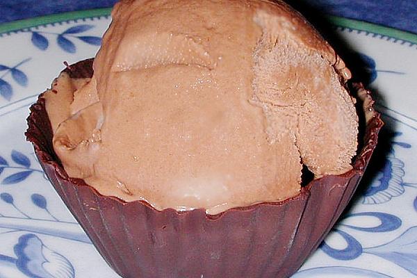 Pralines – Parfait in Chocolate Basket
