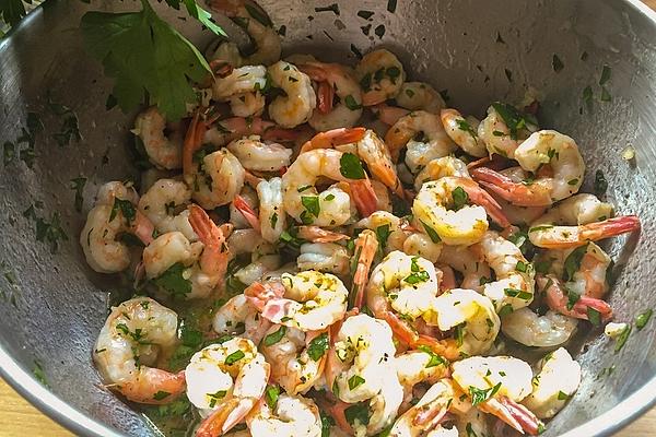 Prawns in Garlic – Herb – Oil