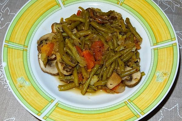 Princess Bean and Mushroom Pan À La Didi