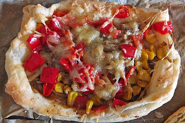 Puff Pastry Pockets with Mushrooms