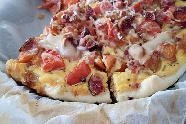 Pumpkin and Fig Quiche