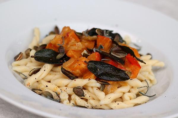 Pumpkin and Sage Noodles