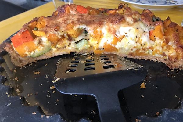 Pumpkin and Zucchini Quiche