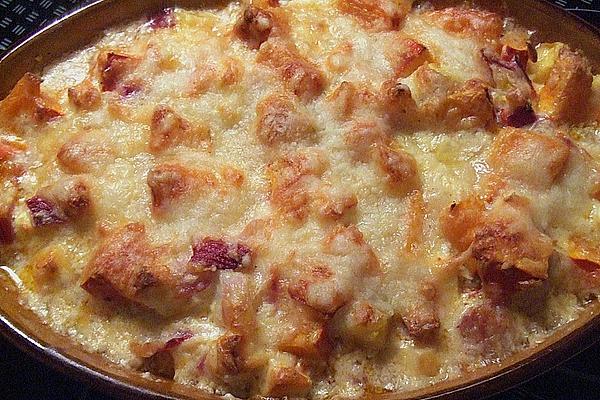 Pumpkin – Onion – Bell Pepper – Gratin with Feta