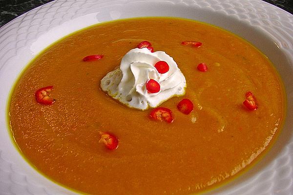 Pumpkin Power Pumpkin Soup with Chilli