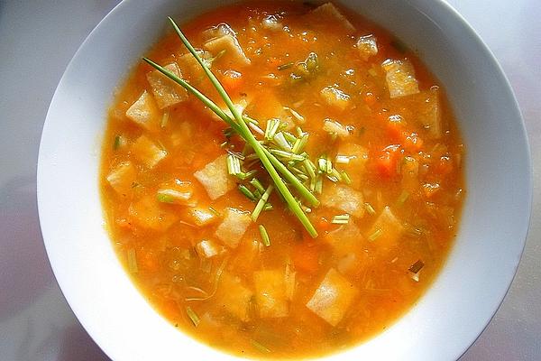 Pumpkin Soup with Ginger and Coconut Milk