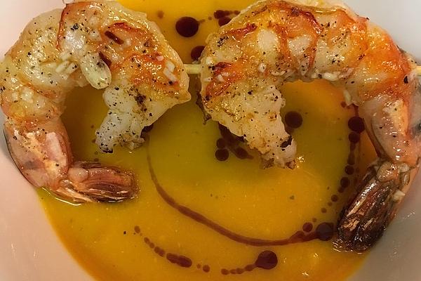 Pumpkin Soup with Sweet Potatoes, Carrots, Ginger and Coconut Milk