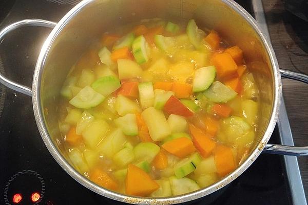 Pumpkin, Zucchini and Potato Baby Porridge