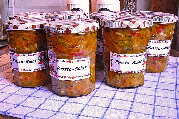 Puszta Salad in Glasses