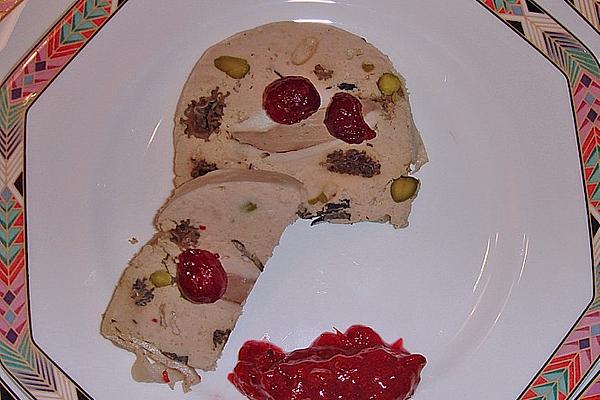 Quail Terrine with Morels, Truffles, Pistachios Etc.