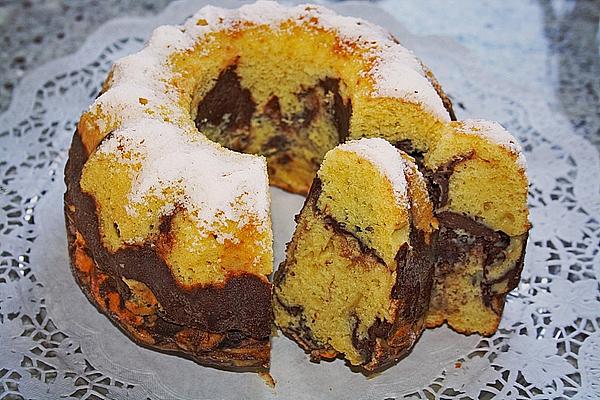 Quark – Bananas – Marble – Ring Cake