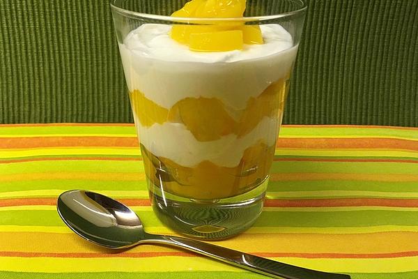 Quark Cream with Peaches