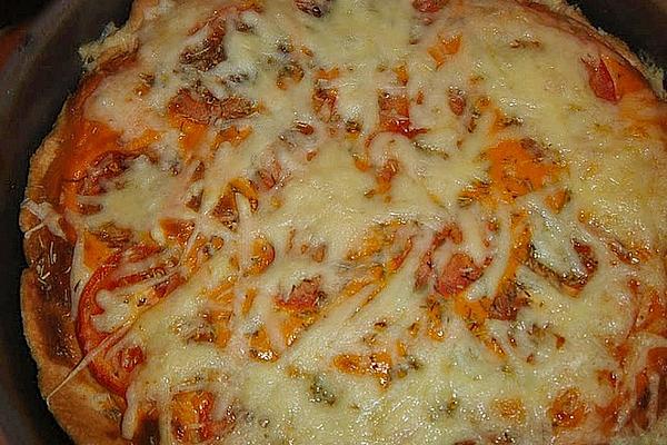 Quiche with Cream Cheese and Tomatoes