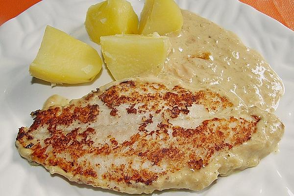 Quick Pangasius Fillet with Mustard Sauce
