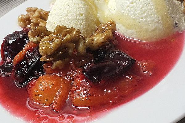Quick Plum Compote