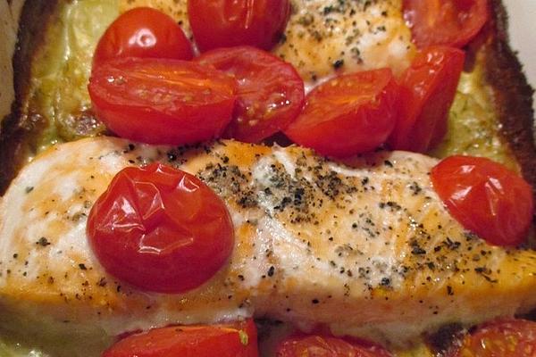 Quick Potato and Salmon Gratin with Dill Cream Sauce