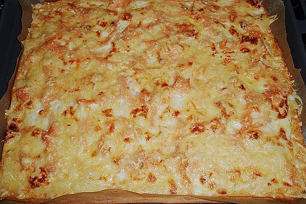 Quick Potato Pizza with Salmon