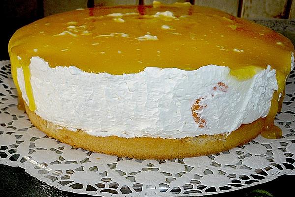 Quick Tangerine Cream Cake