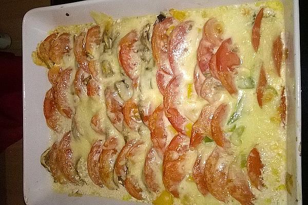 Quick Tomato and Mushroom Casserole