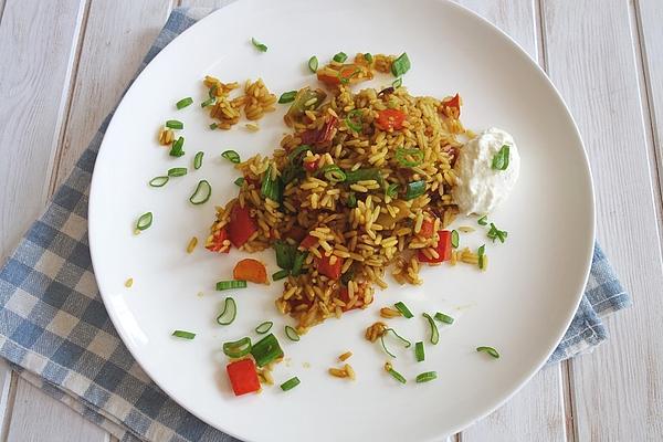 Quick Vegetable – Rice – Pan