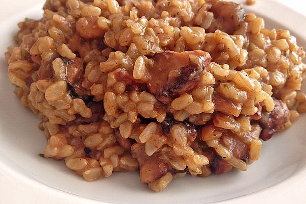 Quick Wholegrain Chestnut Risotto