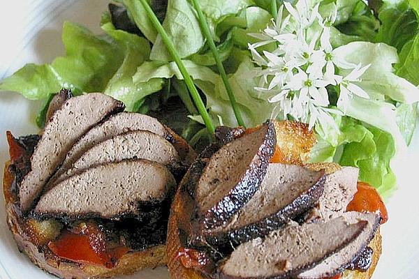 Rabbit Liver on Toasted Bread