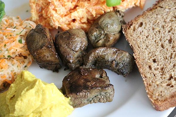 Rabbit Liver with Rosemary, Naturally Fried