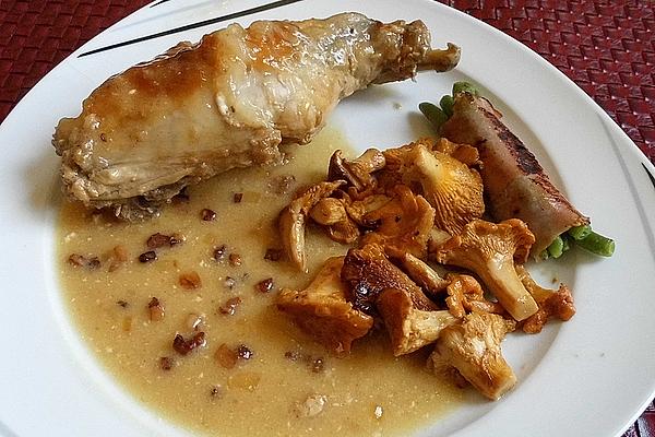 Rabbit with Lots Of Garlic and White Wine