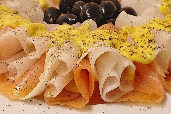 Radish and Smoked Salmon Carpaccio