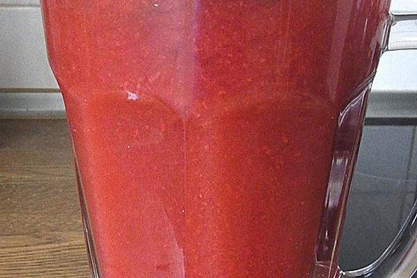 Raspberry and Mint Ice Tea