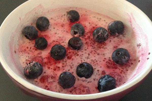 Raspberry Chia Pudding