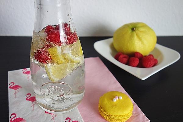 Raspberry Lemon Water