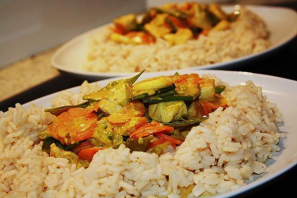 Red Banana Curry with Turkey