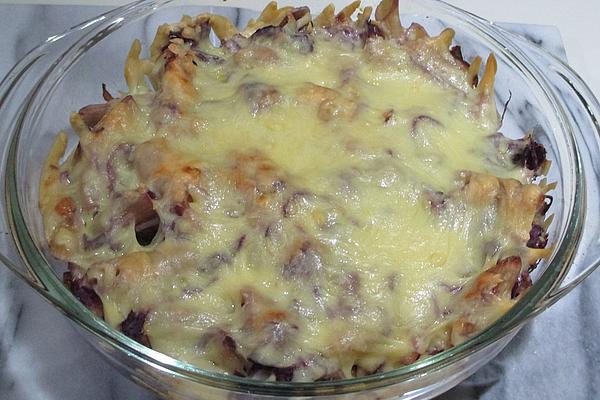 Red Cabbage Pasta Casserole