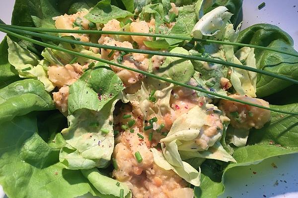 Red Lentil Salad with Apple