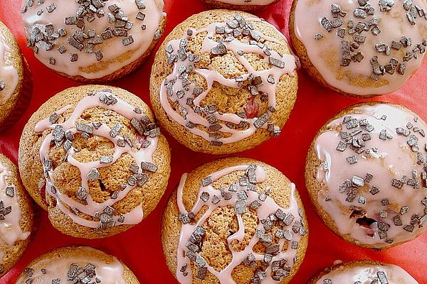 Red Wine Muffins with Cherries