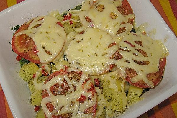 Red – Yellow – Green Spinach Plate