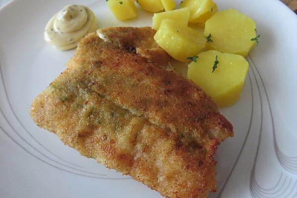 Redfish Fillet in Herb Breading