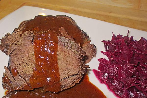 Rhenish Sauerbraten with Honey Cake