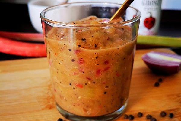Rhubarb Dip, Sweet and Savory