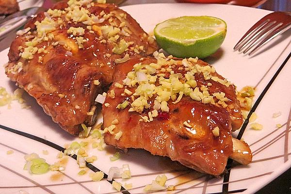 Ribs with Spring Onions