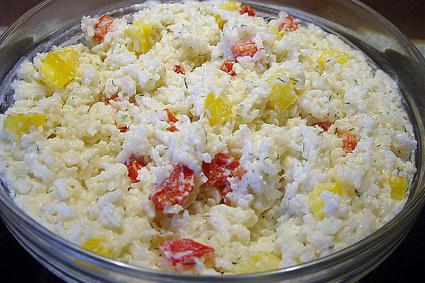 Rice – Bell Pepper – Salad